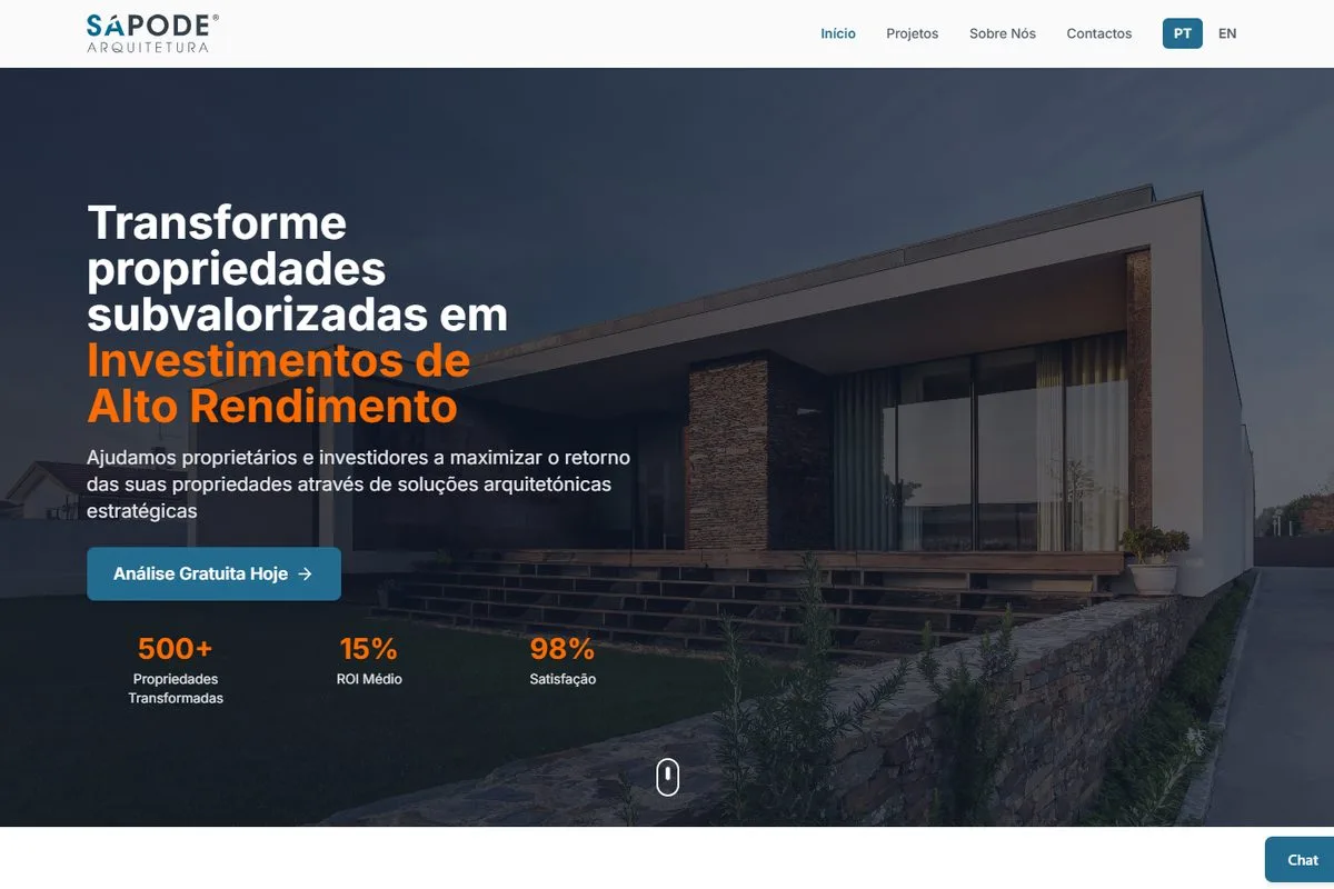 SAPODE Arquitetura — resultado